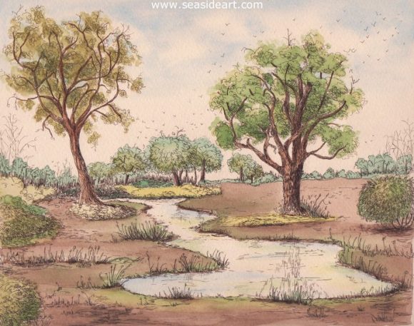 Quiet Light by Carolyn A. Cohen - Seaside Art Gallery