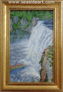 Rainbow Falls by Beverly Abbott - Seaside Art Gallery