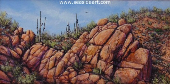 Rock Saddle by Travis R. Humphreys - Seaside Art Gallery