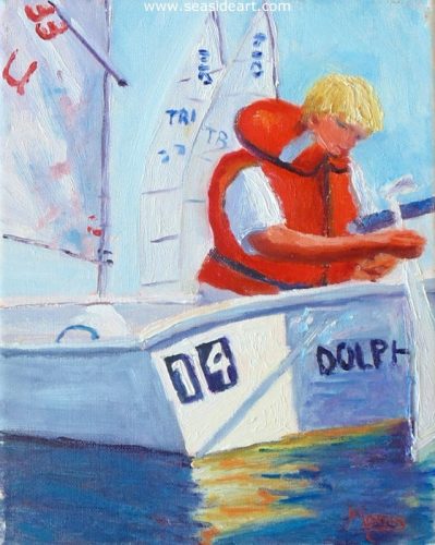 Sailing Camp by Suzanne Morris - Seaside Art Gallery