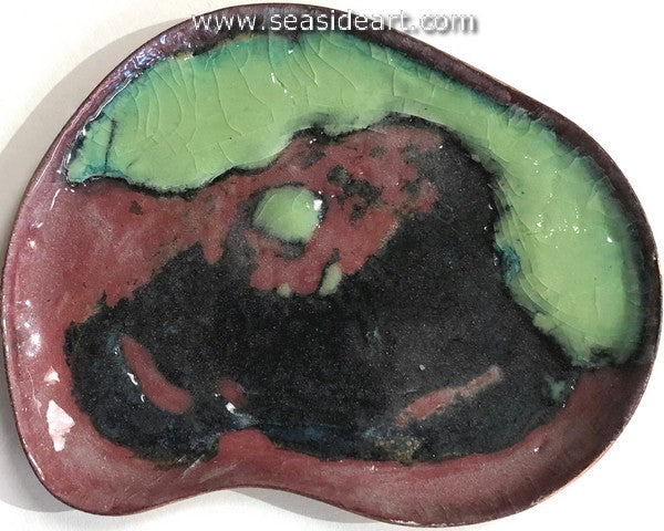 Sea Urchin, Green & Black