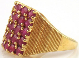 Ruby Ring 14kt Yellow Gold by Jewelry - Seaside Art Gallery