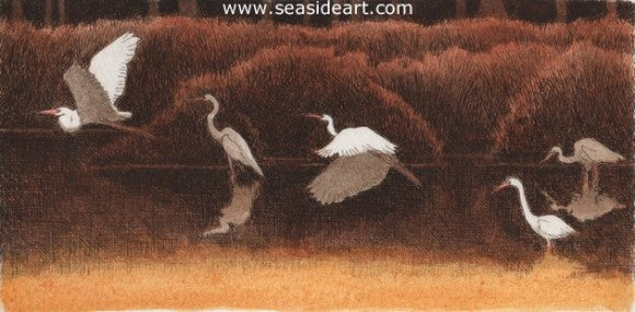 Sienna Marsh by David Hunter - Seaside Art Gallery