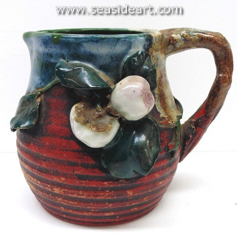 19/20th C Small Pitcher with Fruit