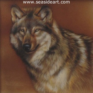 Spectator – Wolf by Rebecca Latham - Seaside Art Gallery