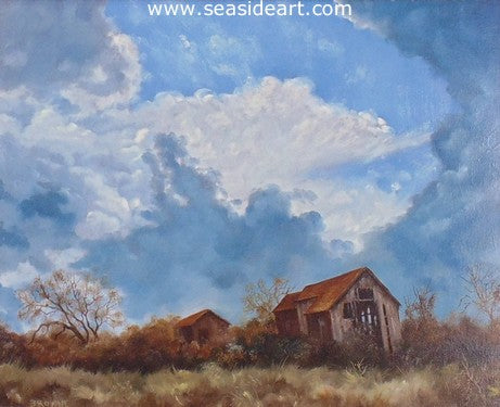 Storm Clouds by Bob Browne - Seaside Art Gallery