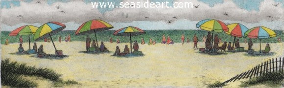 Summer Days by David Hunter - Seaside Art Gallery