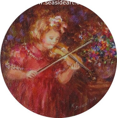 The Recital by Karin Schaefers - Seaside Art Gallery