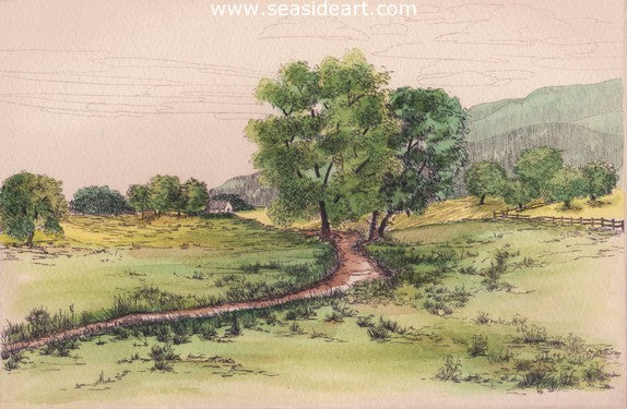 The Road Home by Carolyn A. Cohen - Seaside Art Gallery