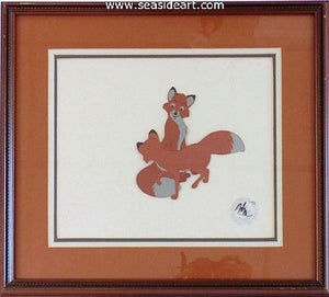 The Fox and The Hound-Tod & Vixey by Walt Disney Studios - Seaside Art Gallery