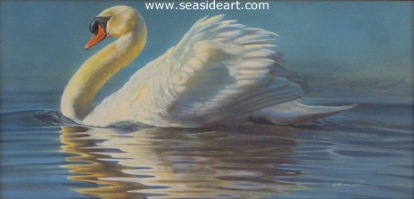 To The Nines-Mute Swan by Rebecca Latham - Seaside Art Gallery