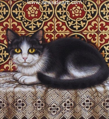 Waiting For Dinner by Sue Wall - Seaside Art Gallery