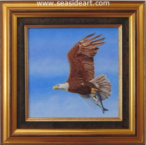 Wild & Free (Bald Eagle) by Beverly Abbott - Seaside Art Gallery